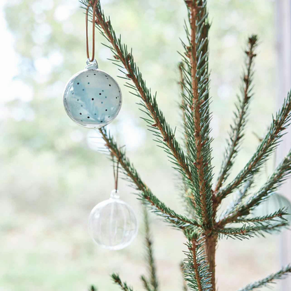 Natale | Weihnachtskugel aus Borosilikatglas | 3 Varianten