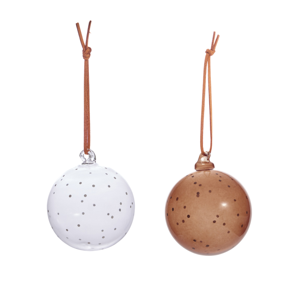 Natale | Weihnachtskugel aus Borosilikatglas | 3 Varianten