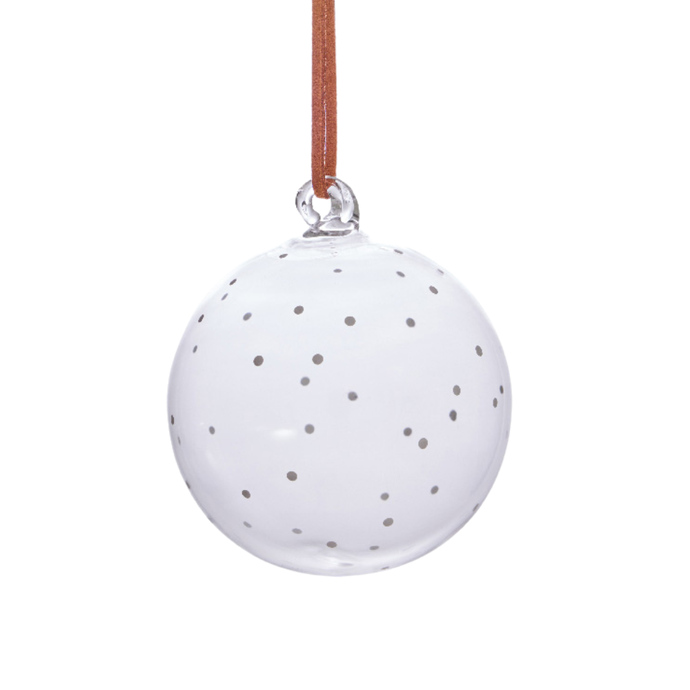 Natale | Weihnachtskugel aus Borosilikatglas | 3 Varianten