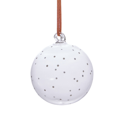 Natale | Weihnachtskugel aus Borosilikatglas | 3 Varianten