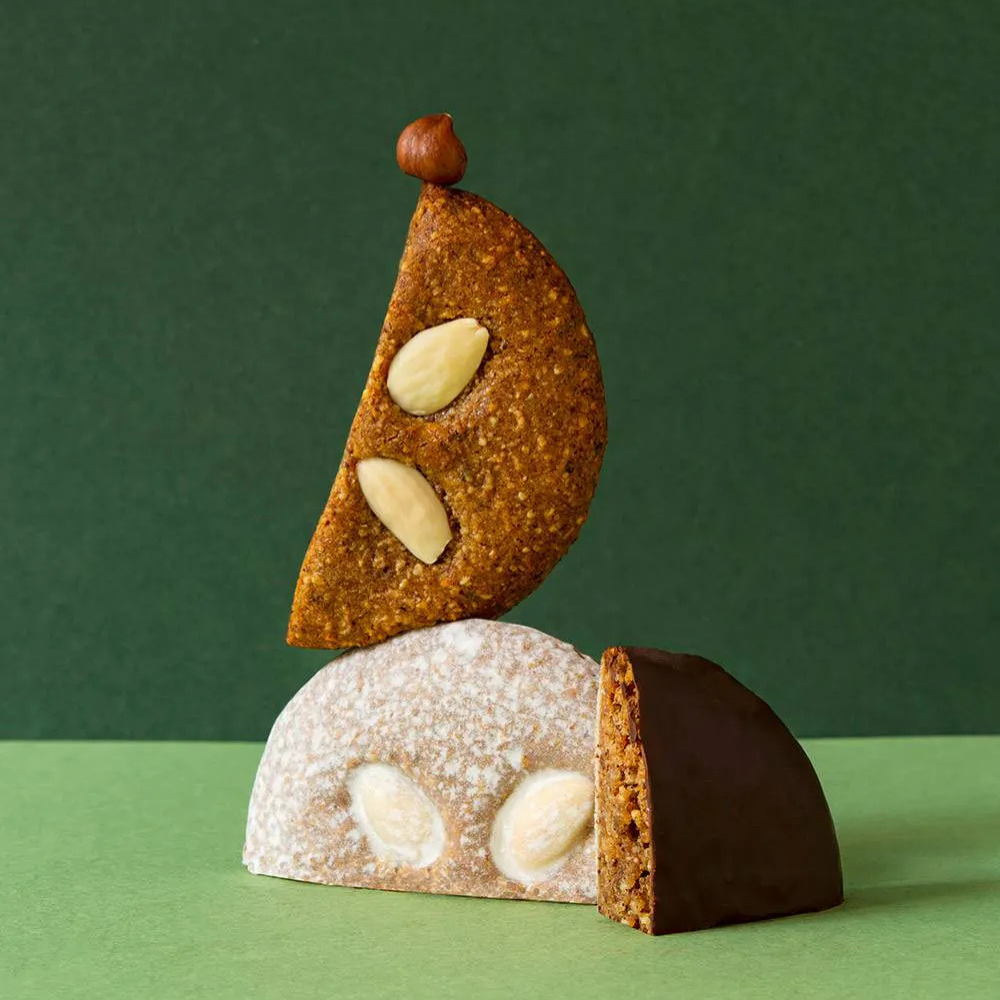 Pfeffer & Frost | Bio-Elisenlebkuchen in Papierbanderole | 2 Varianten