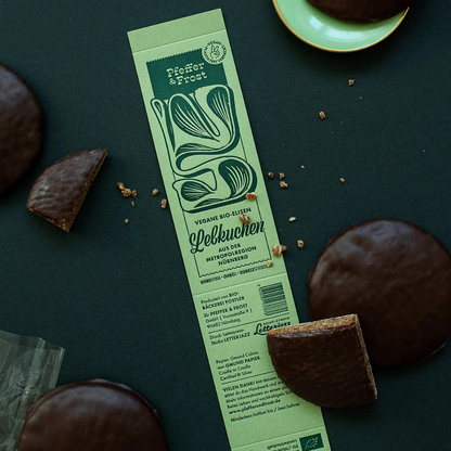Pfeffer & Frost | Bio-Elisenlebkuchen in Papierbanderole | 2 Varianten