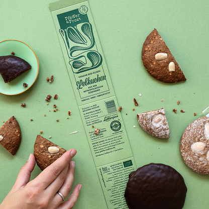 Pfeffer & Frost | Bio-Elisenlebkuchen in Papierbanderole | 2 Varianten