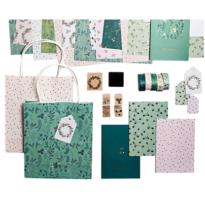 Paper Poetry Stempelset „Classical Christmas“ | Stempelkissen-Set 8-teilig