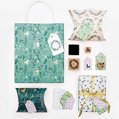 Paper Poetry Stempelset „Classical Christmas“ | Stempelkissen-Set 8-teilig