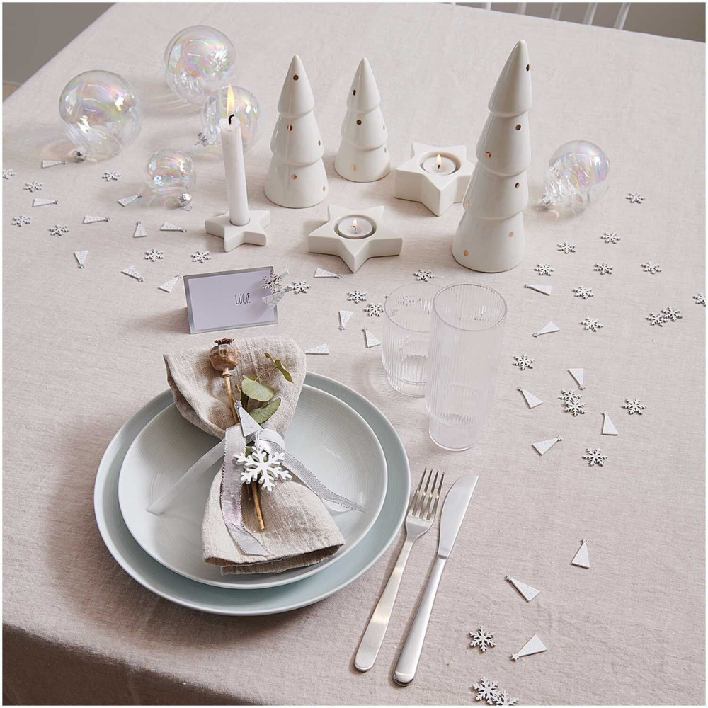 Schneeflocke | Dekostreu | 2 Varianten