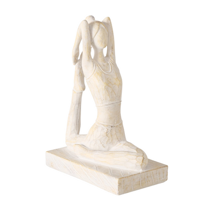 Figur Yoga auf Sockel | Yogaskulptur
