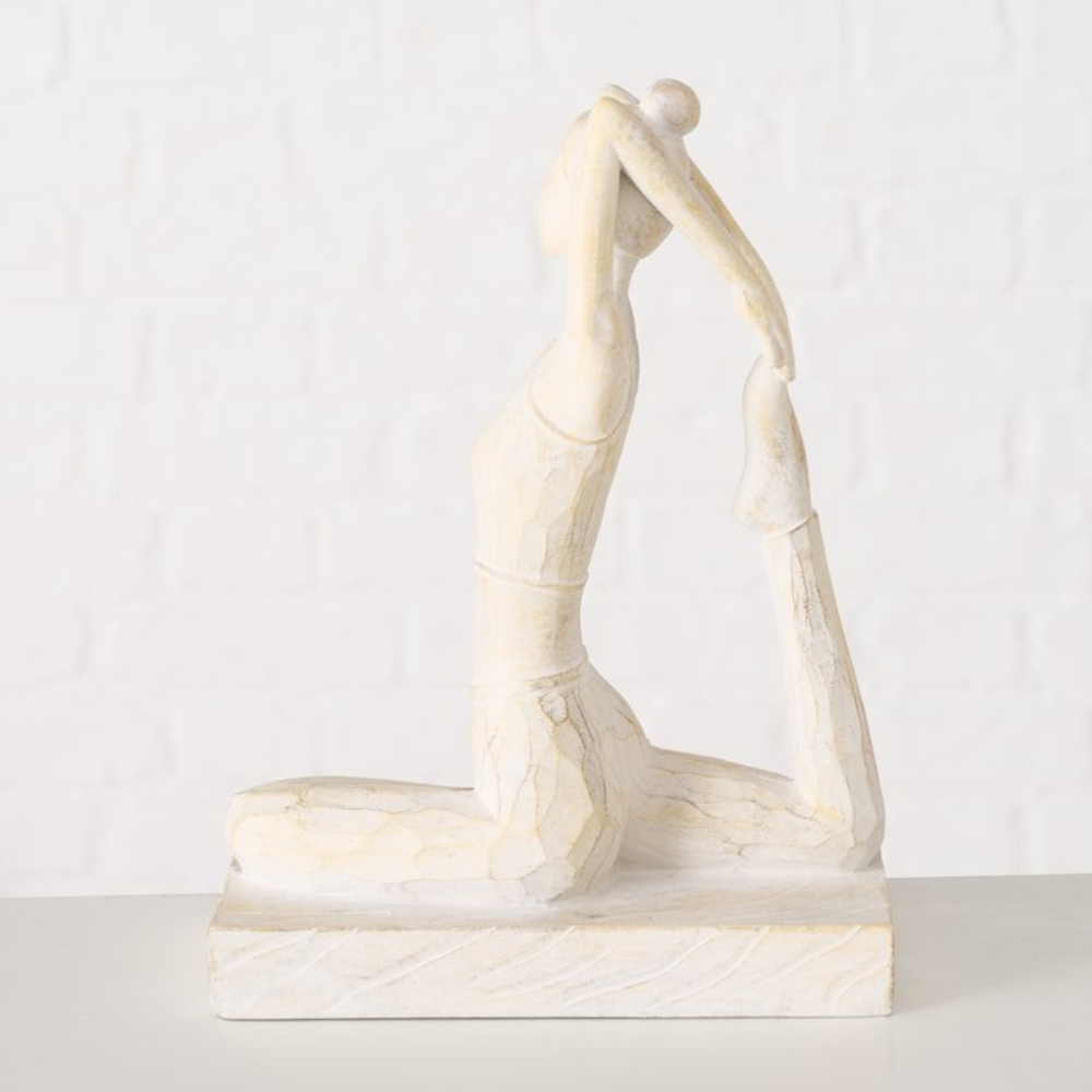 Figur Yoga auf Sockel | Yogaskulptur