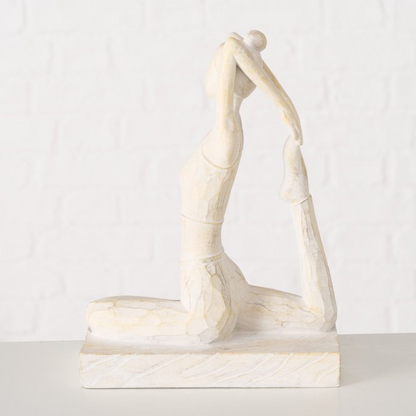 Figur Yoga auf Sockel | Yogaskulptur