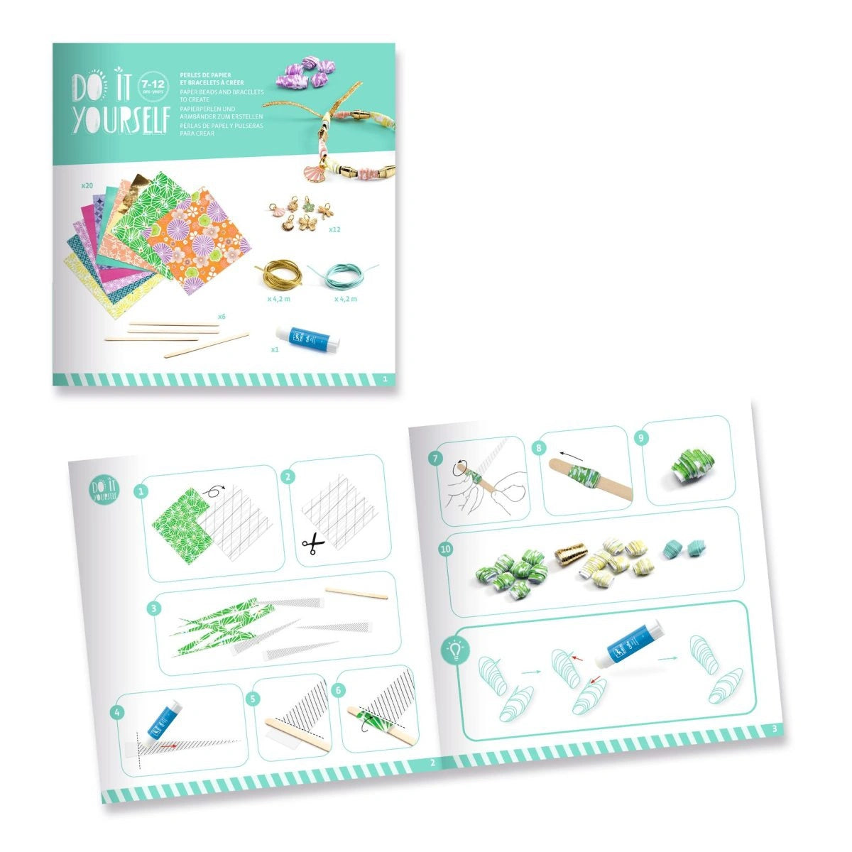 DIY: Papierperlen Stylish & Gold | Kreativset