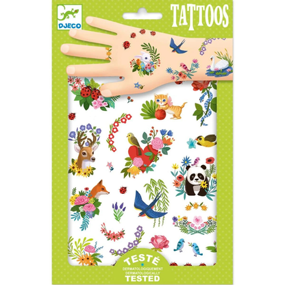 Djeco Tattoos | Leucht- & Klebetattoos für Kinder | 4 Varianten