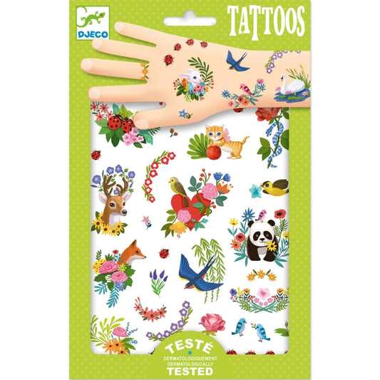 Djeco Tattoos | Leucht- & Klebetattoos für Kinder | 4 Varianten