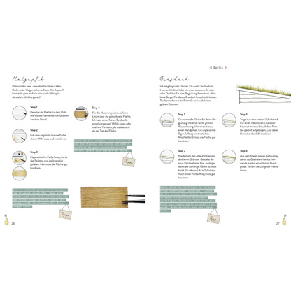 Watercolor Little Shops | Kreativbuch