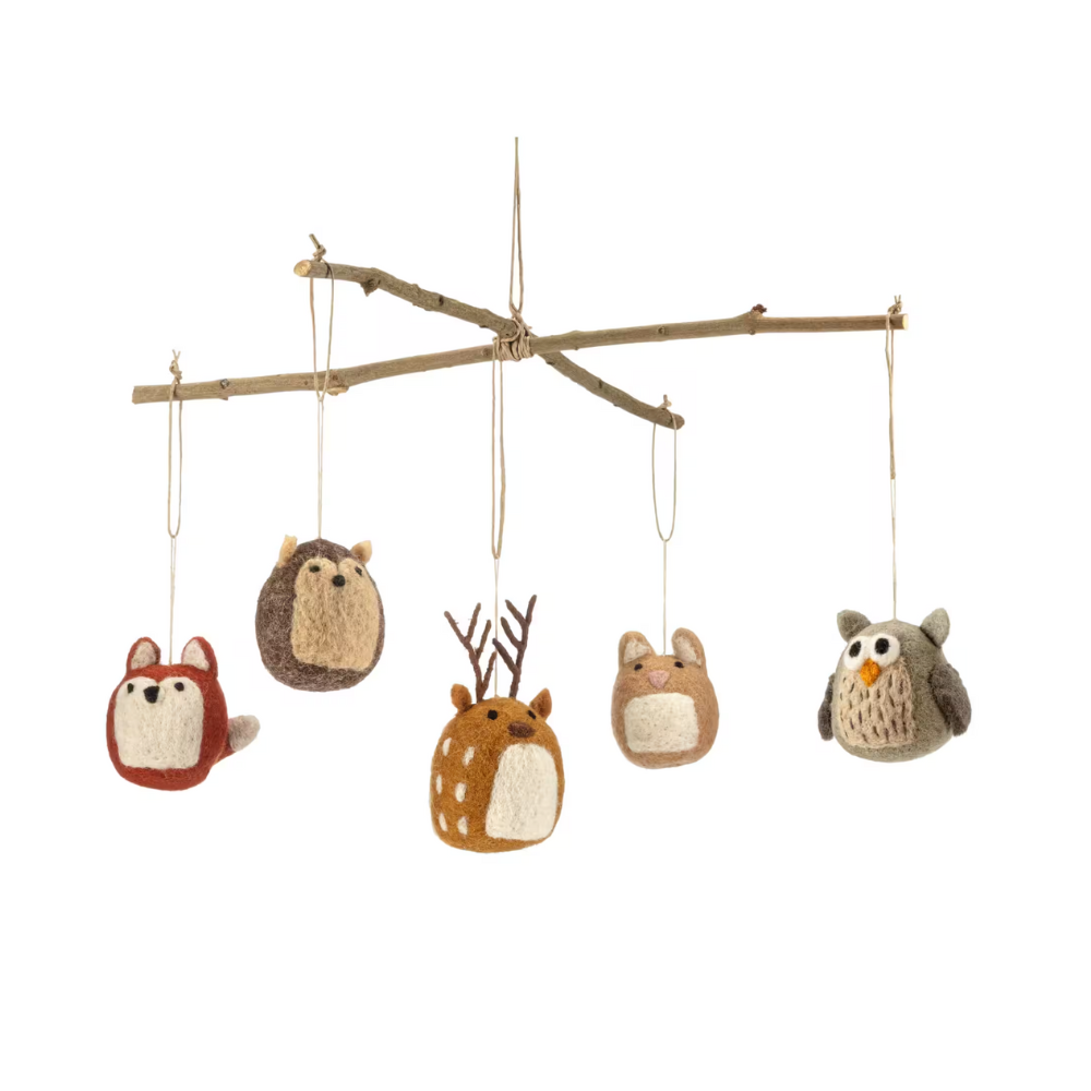 Forest Animals | Filz-Anhängern | 5 Varianten