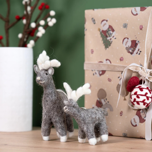 Filz-Anhänger REINDEER MOTHER & CHILD