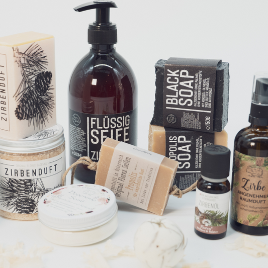 Black Edition | Flüssige Pflanzenölseife Zirbe
