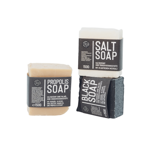 Black Edition | Kaltgerührte Seife 150 g | verschiedene Varianten