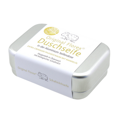 Wohlfühlzeit | Schafmilchseife in Aluminiumdose