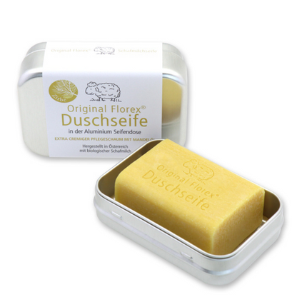 Wohlfühlzeit | Schafmilchseife in Aluminiumdose