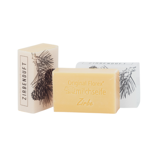 Wohlfühlzeit | Schafmilchseife Zirbe