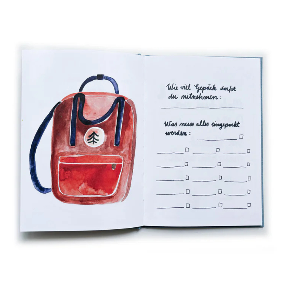Reisetagebuch Kinder | Tagebuch | 2 Farben