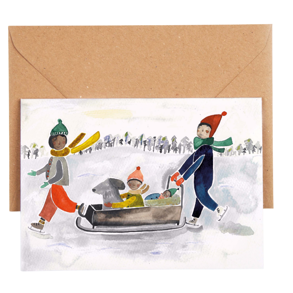 Snow Adventure | Klappkarte