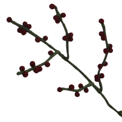 Berry Branch | Filz-Zweig mit Beeren | 8 Farben