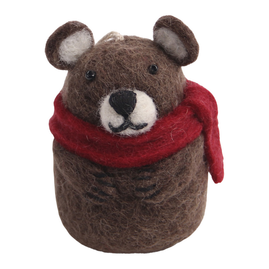 Weihnachtstiere | Filzanhänger | 6 Varianten