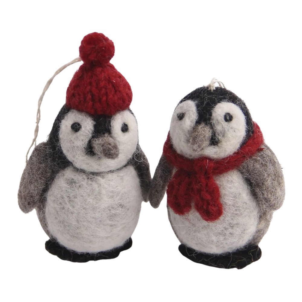 Weihnachtstiere | Filzanhänger | 6 Varianten