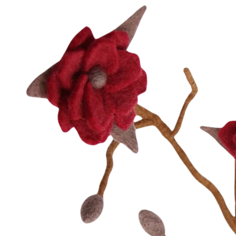 Magnolia Branch | Filz-Magnolienzweig | 3 Farben