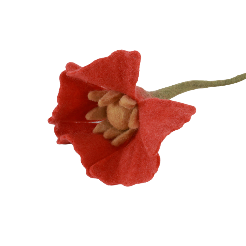 Poppy Flower | Filzblume | 3 Farben