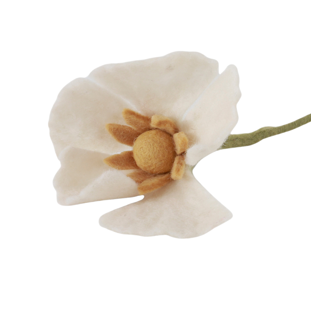 Poppy Flower | Filz-Mohnblume | 3 Farben