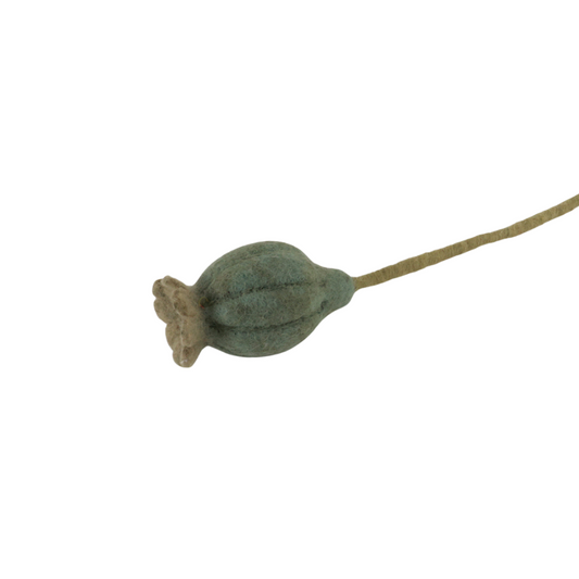 Poppy Seed Head | Filzblume