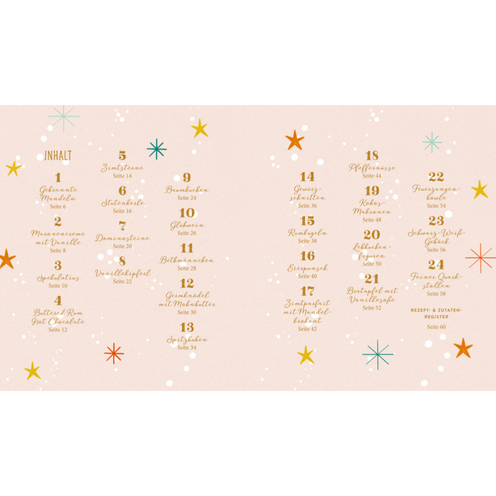 24 Weihnachtsklassiker – Süße Rezepte für den Advent | Kochbuch