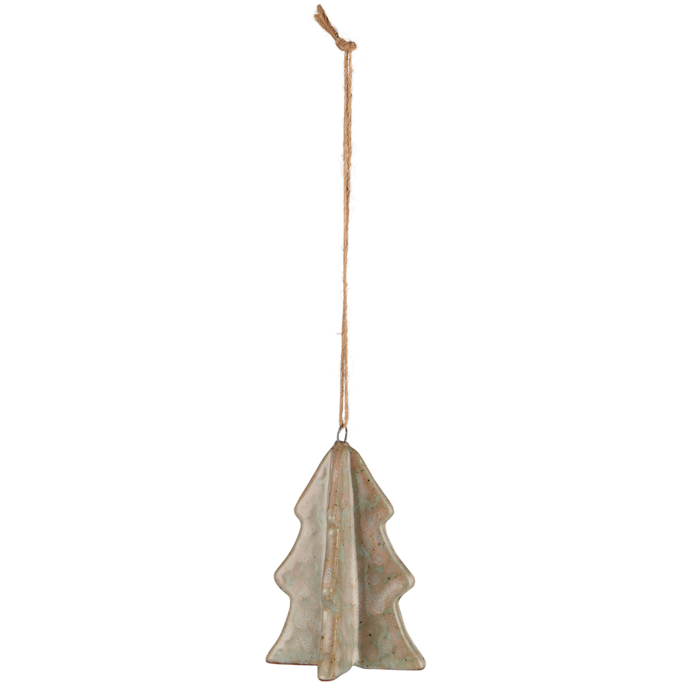 Tannenbaum zum Hängen | Porzellanfigur