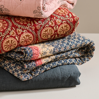 Vintage Quilt  | Tagesdecke 130 × 180 cm | 4 Farben