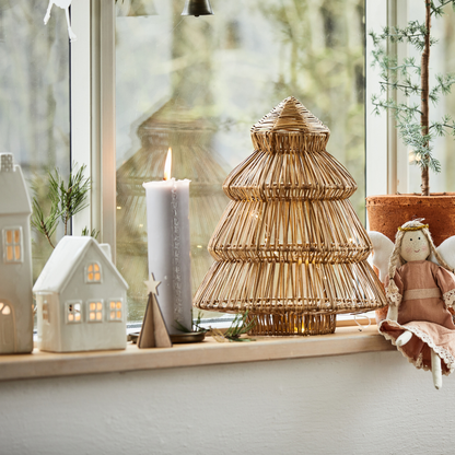 Weihnachtskerze 1–24 | geprägte Zahlen | Blockkerze