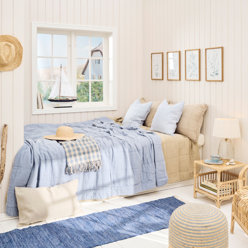 Vintage Quilt | Tagesdecke 240 x 240 | 5 Farben