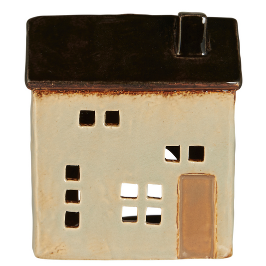 Brighton | Ib Laursen | Teelichthaus | creme mit brauner Tür