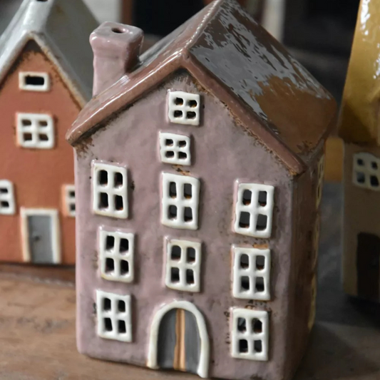 Teelichthaus NYHAVN | naturfarben | mittel