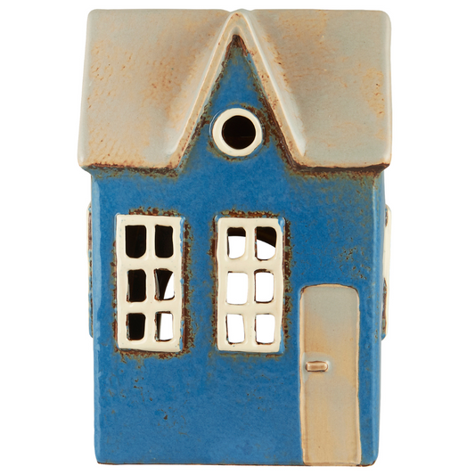 Teelichthaus Nyhavn | blau–grau | mittel