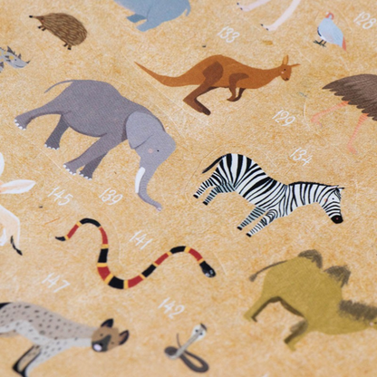 Animal World  | Poster & Stickers | Kreativ-Set
