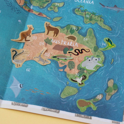 Animal World  | Poster & Stickers | Kreativ-Set