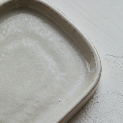 Datura Shellish Grey | Handgefertigte Steingutstücke | 4 Varianten