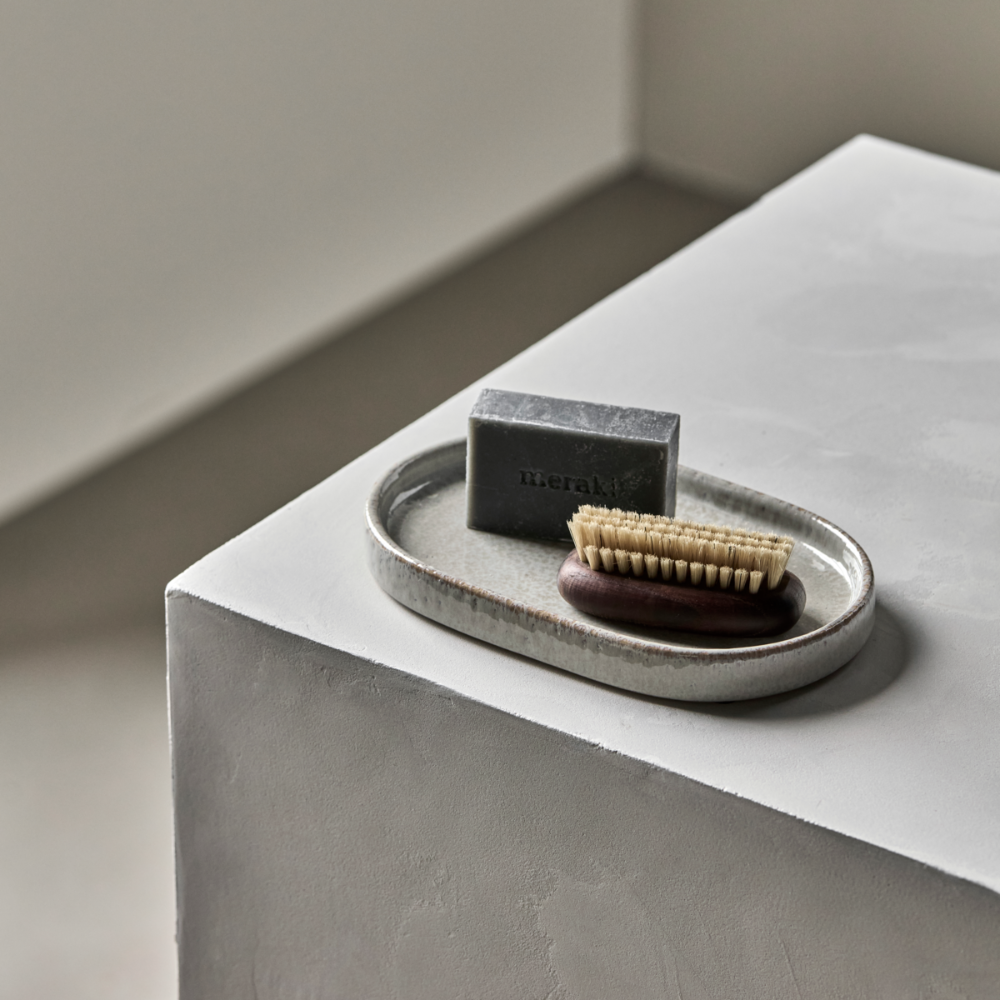 Datura Shellish Grey | Handgefertigte Steingutstücke | 4 Varianten