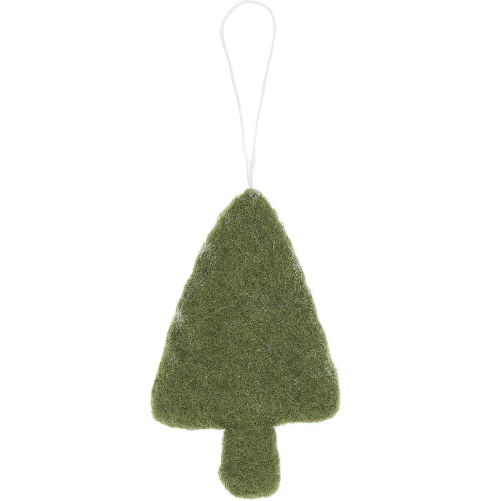 Aufhänger Tanne handgefilzt | Filzanhänger Weihnachten | 3 Varianten