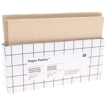 Paper Poetry | Kartenset | 4 Varianten