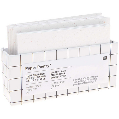 Paper Poetry | Kartenset | 4 Varianten
