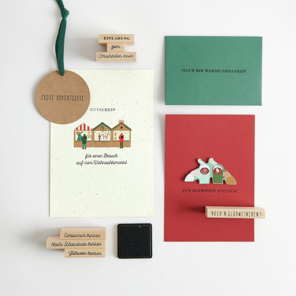 Weihnachtsmarkt Type | Stempelset
