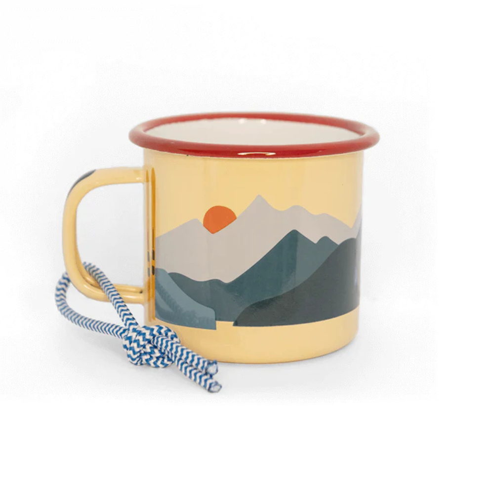 Emaille-Tasse ROADTYPING | 4 Varianten